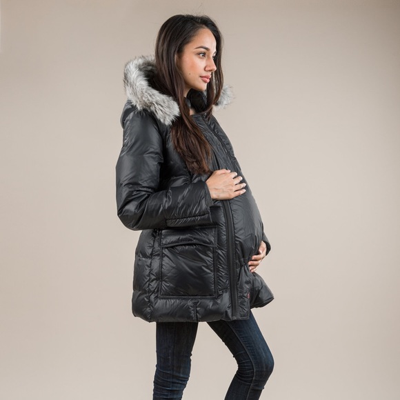 Maternity puffer coat - Picture 6 of 8